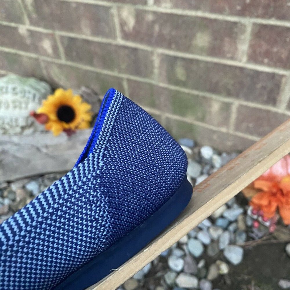 ROTHYS Women’s Retired The Flat Indigo Round Toe Flats Size US 8 - Picture 7 of 7